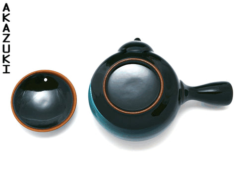 Emerald kyusu teapot